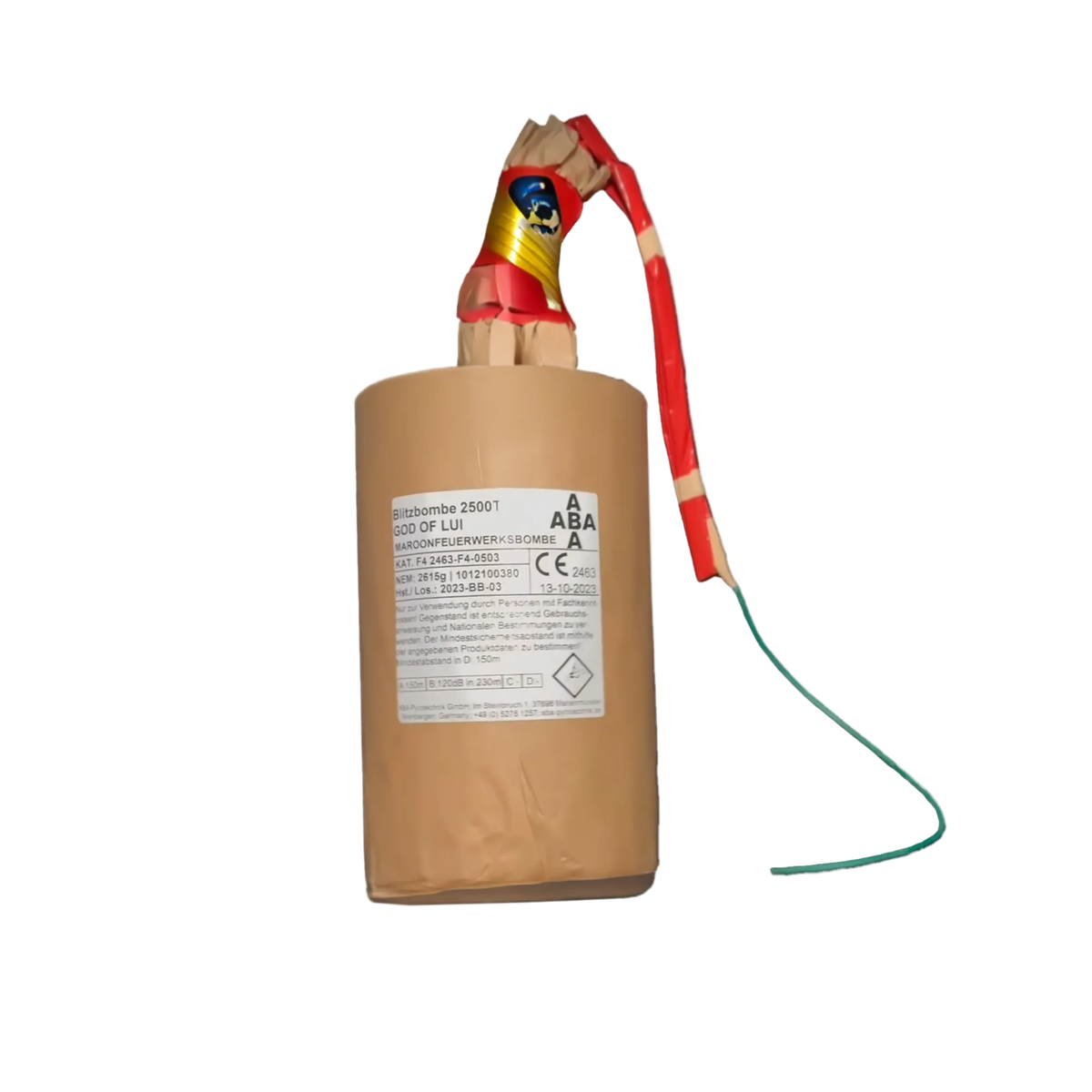 BLITZBOMBE GOD OF LUI 2500G (2.5KG) 6″